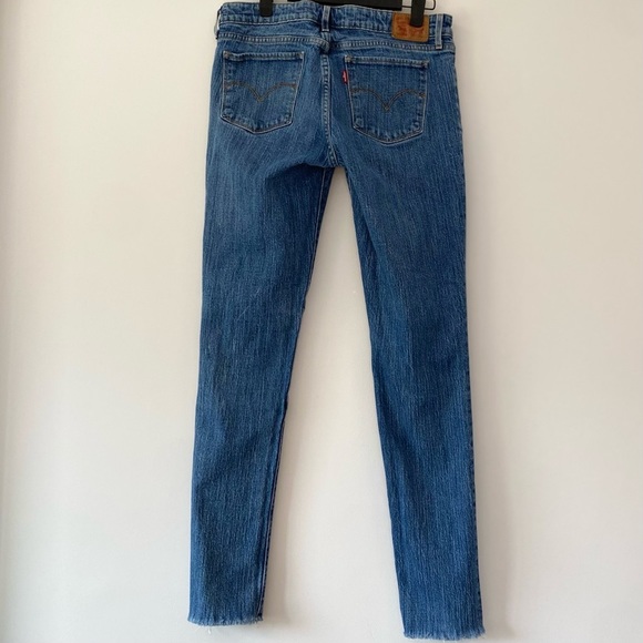 Levi's 711 Low Rise Paneled Skinny Jeans Size 29 - Picture 2 of 13
